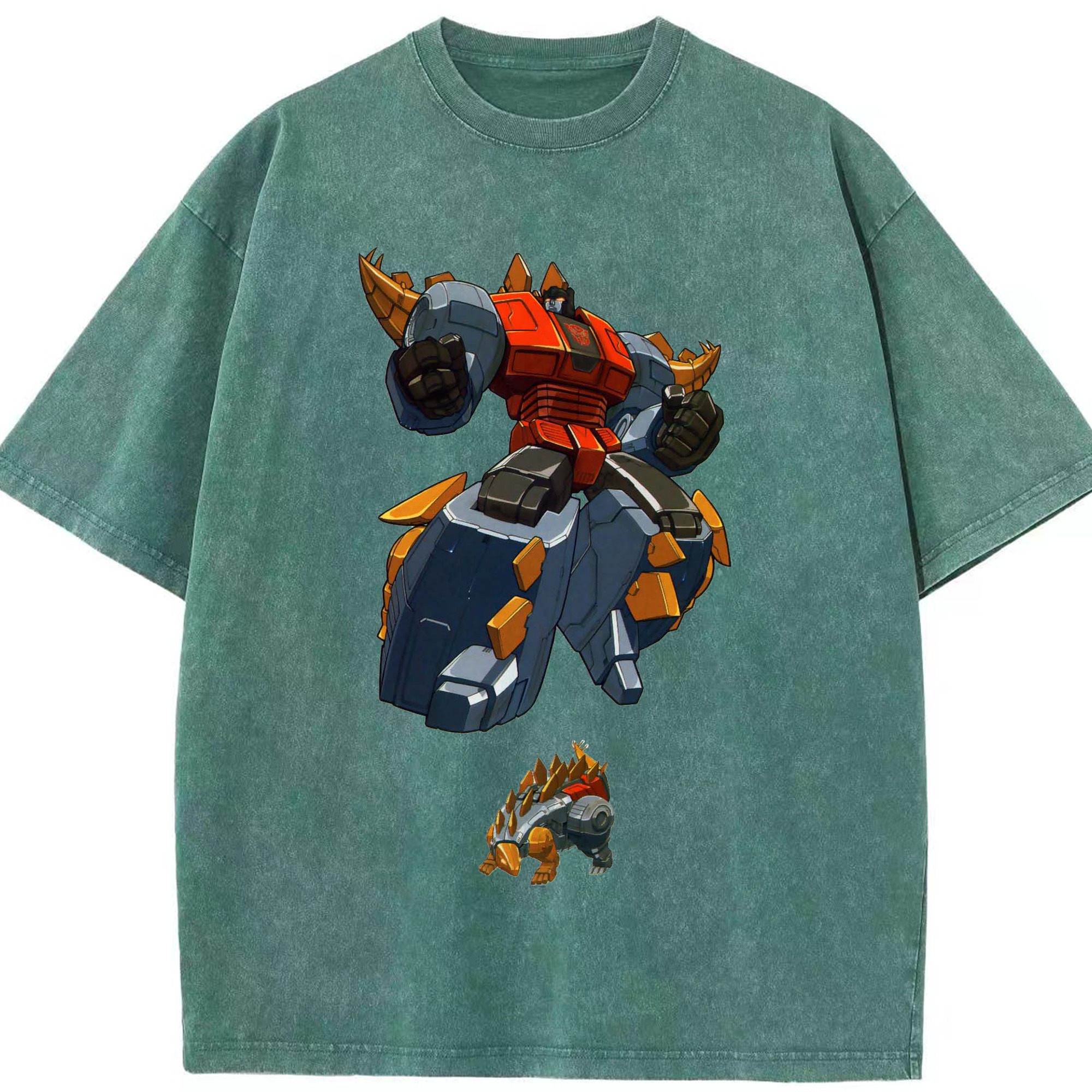 （画像用）  綿100% ヴィンテージ風 半袖Tシャツ（フロントプリント）